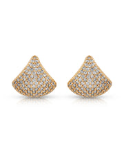 Pavé Encrusted Huggie Hoops