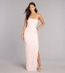 Alexis Sequin Column Formal Dress