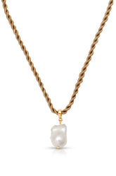 Freshwater Token Necklace