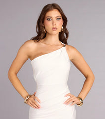 Cassandra Mermaid Slit Formal Dress