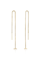 Single Chain Threader Earrings