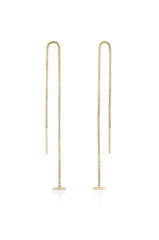 Single Chain Threader Earrings