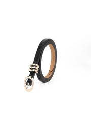 Classic Skinny Belt in Black