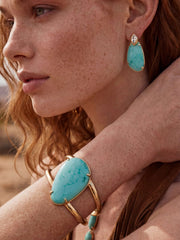 Desert Tide Cuff in Turquoise