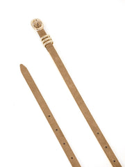Classic Skinny Belt in Shiitake
