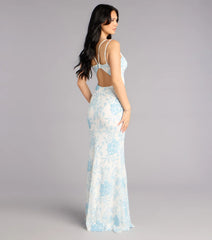 Manisha Floral Mermaid Formal Dress