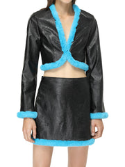 Y2k Leather Top