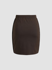 Patchwork Mini Skirt