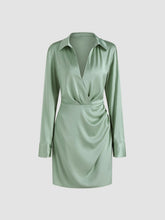 Dirty Martini Long Sleeve Shirt Mini Dress