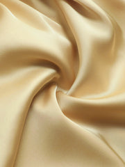Solid Satin Ruched Mini Dress