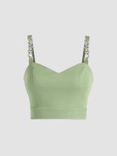 Chain Detail Crop Top