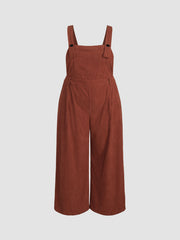 Corduroy Pocket Jumpsuit Curve & Plus