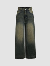 Mid Waist Baggy Jeans