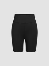 High Waist Knee Length Biker Shorts