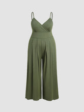 V-neck Cami Wide Leg Jumpsuit Curve & Plus
