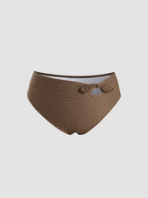 Cheeky Bowknot Knitted Bikini Bottom Curve & Plus