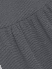 Scoop Neckline Short Sleeve Wide Leg Jumpsuit
