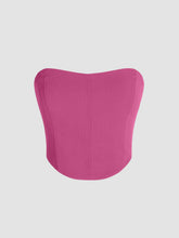 Tube Shirred Crop Top