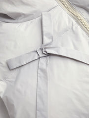 Stand Collar Solid Zipper Puffer Vest