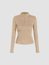 High Neck Long Sleeve Tee