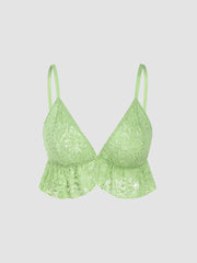 Lace Ruffle Bralette