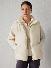 High Neck Puffer Vest