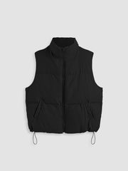 High Neck Puffer Vest