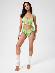 Lace Ruffle Bralette