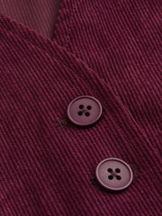 V-Neck Cropped Waistcoat