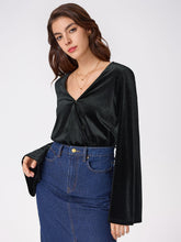 V Neck Long Sleeve Bodysuit