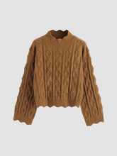 Tractor Textured High Neck Sweater