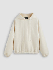Lace Drawstring Hoodie
