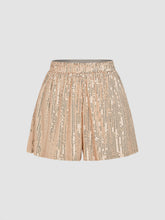 High Waist Sequin Shorts