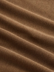 Square Neck Solid Long Sleeve Top