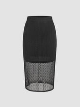 Lace Mid Rise Midi Skirt
