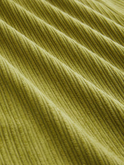 Corduroy High Waist Solid Maxi Skirt Curve & Plus
