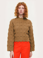 Tractor Textured High Neck Sweater