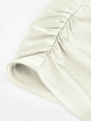 Asymmetrical Boat Neck Ruffle Maxi Dress