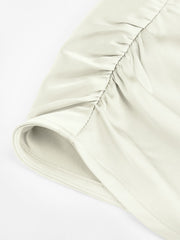 Asymmetrical Boat Neck Ruffle Maxi Dress & CANVAS SLINGBACKS