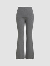 Foldover Flared Yoga Pants