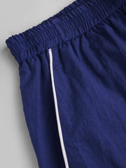 High Waist Contrast Binding Gym Shorts