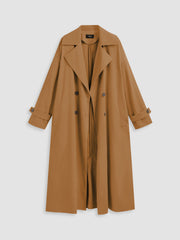 Oversized Trench Coat With Belt