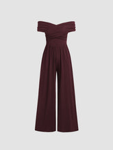 Off-shoulder Criss Cross Jumpsuit