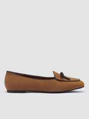 BOWKNOT FAUX SUEDE FLATS