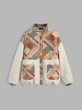 Floral Patchwork Fleece Jacket