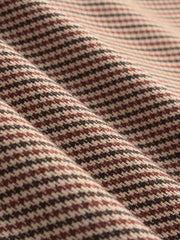 High Rise Houndstooth Pocket Maxi Skirt With Belt