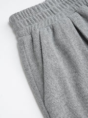 Mid Rise Solid Pocket Wide Leg Trousers