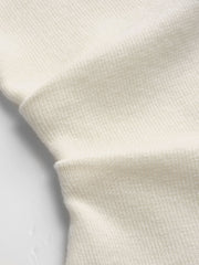 Knit Asymmetrical Neck Solid Long Sleeve Top