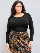 Ruched Long Sleeve Top Curve & Plus