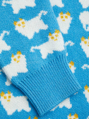 Knit Sheep Pattern Sweater